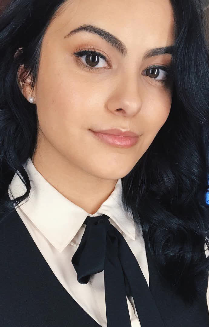 camila mendes dark brunette hair